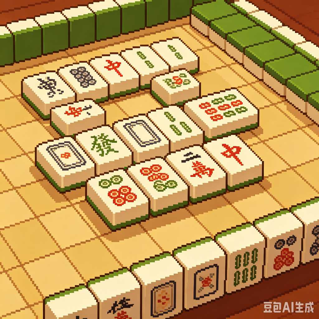 two tone mahjong set design